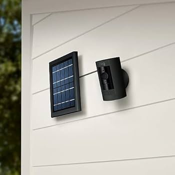 防犯カメラ Ring Stick Up Cam Battery & Solar Panel Wasserstein Solar Panel Compatible with Spotlight Cam